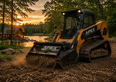 Forestry Mulching, brush control, bushhog services, bushhogging, vegetation control, fence clearing, Grapple services