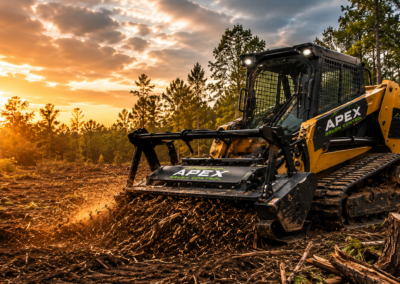 Forestry Mulching, brush control, bushhog services, bushhogging, vegetation control, fence clearing, Grapple services